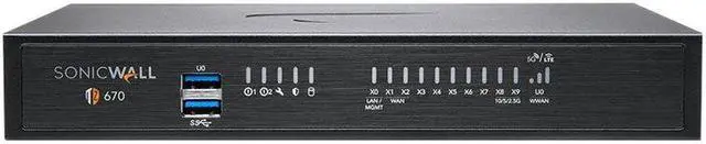 Alt view image 10 of 10 - SonicWall TZ670 Firewall (Gen 7) w/ Total Secure (1-Year Advanced Protection Security Suite) | 02-SSC-5675