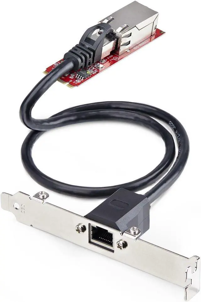 Alt view image 2 of 9 - StarTech.com 1-Port 2.5GbE M.2 2280 Network Card, NBASE-T PCIe Ethernet Card, Intel I225-V, Multi-Gigabit Desktop NIC/LAN Card, TAA