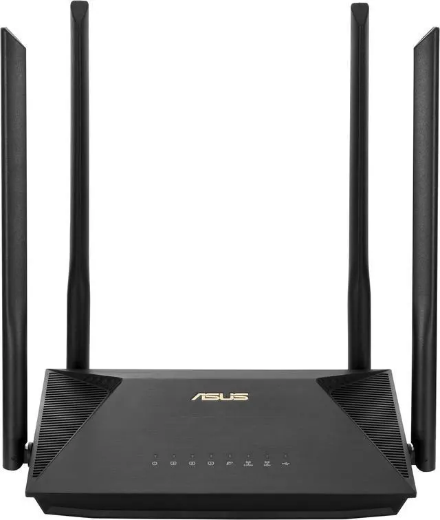 Alt view image 8 of 8 - ASUS RT-AX53U Gigabit Ethernet Dual-band Wireless Router - Black