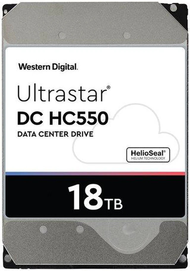 Alt view image 2 of 3 - WD WUH721818AL5204 18TB SAS 12Gb/s 7.2K RPM 512M 0F38353 512e/4Kn SE HDD
