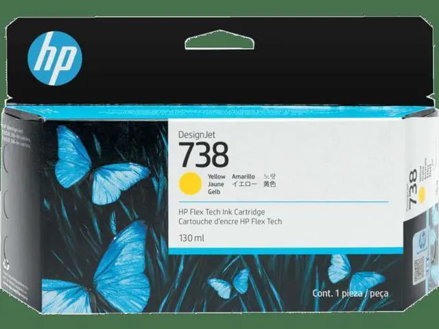 Main image of HP 738 130-ML YELLOW DESIGNJET INK C