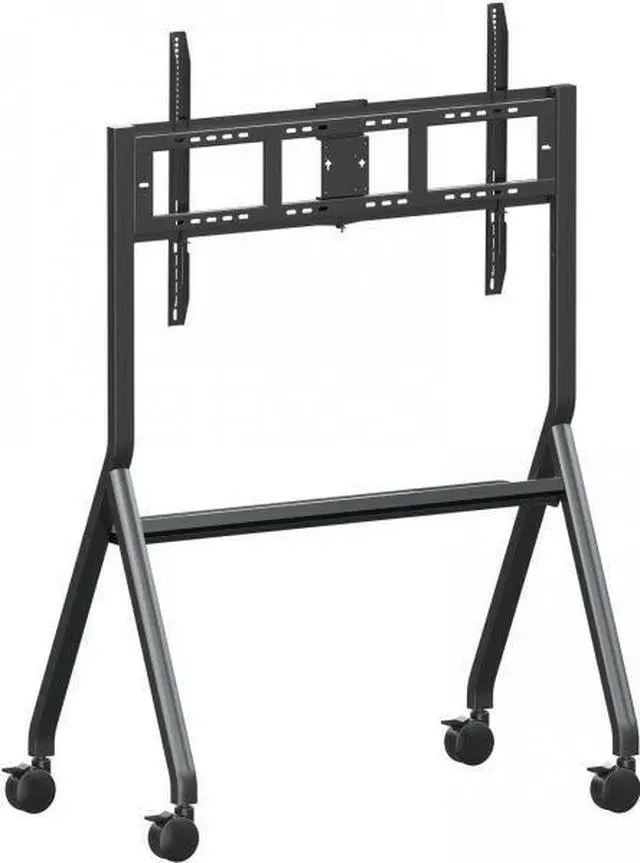 Alt view image 6 of 12 - ViewSonic VB-STND-009 IFP, CDE Slim Mobile Cart, Supports 400x400mm to 1000x600mm VESA patterns, Lockable 4" 360o Caster Wheels, Compatible With Displays up to 105" and 265 lbs. max
