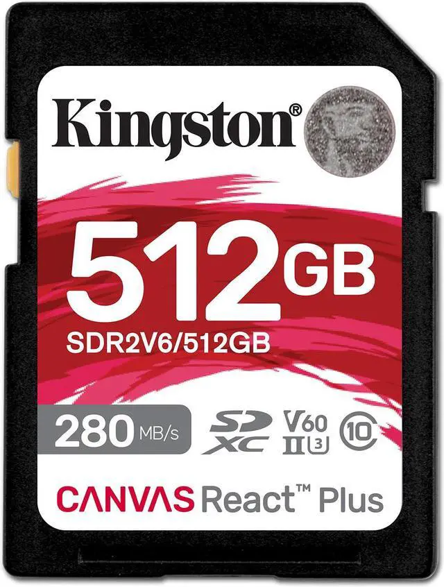 Main image of 512GB SDXC CANVAS REACT PLUS U3