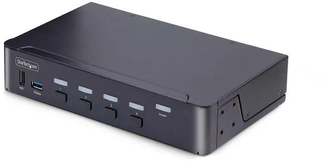 Main image of StarTech 4-Port DisplayPort 1.4 KVM Switch, TAA Compliant D86A2-4-PORT-8K-KVM