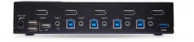 Alt view image 4 of 8 - StarTech 4-Port DisplayPort 1.4 KVM Switch, TAA Compliant D86A2-4-PORT-8K-KVM