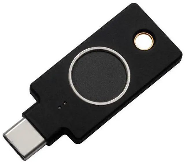 Main image of Yubico - YubiKey Bio C (FIDO Edition) - Basic Compatibility - Multi-Factor authentication (MFA) Security Key and passkey, Connect via USB-C, Biometric, FIDO Certified - Protect Your Online Accounts