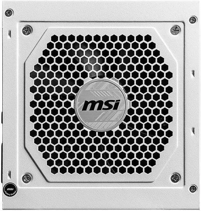 Alt view image 2 of 3 - MSI MAG A850GL PCIE5 WHITE power supply unit 850 W 20+4 pin ATX ATX