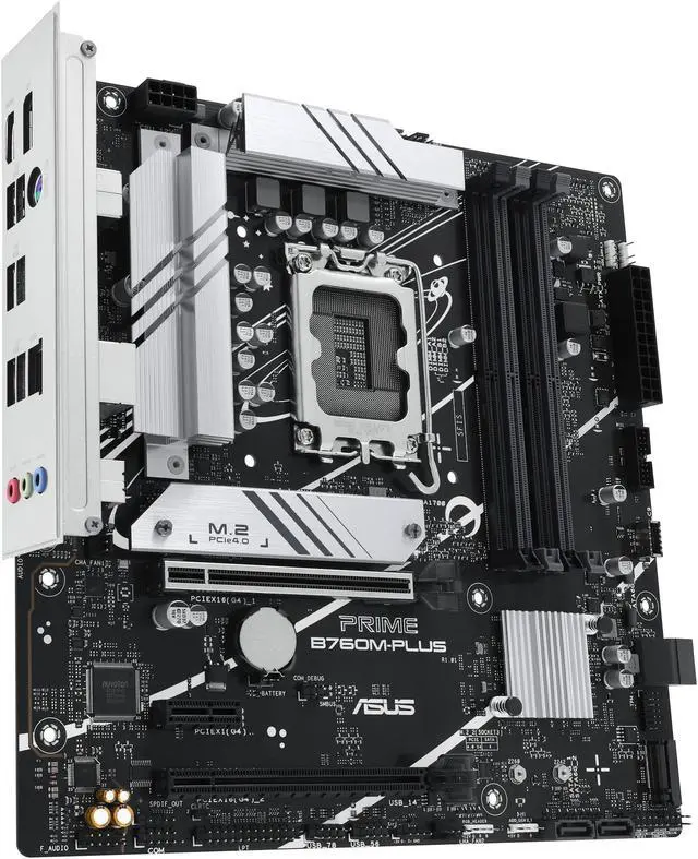 Alt view image 2 of 6 - ASUS PRIME B760M-PLUS Intel B760 LGA 1700 micro ATX