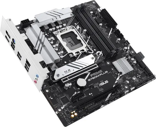 Alt view image 4 of 6 - ASUS PRIME B760M-PLUS Intel B760 LGA 1700 micro ATX