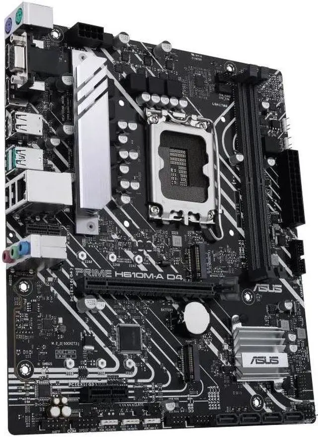 Alt view image 9 of 12 - ASUS PRIME H610M-A D4-CSM LGA 1700 Micro ATX DDR4 Motherboard