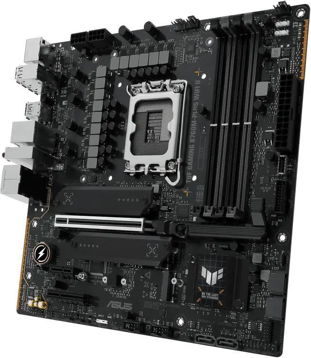 Alt view image 3 of 7 - ASUS TUF GAMING B760M-PLUS WIFI II Intel B760 LGA 1700 micro ATX