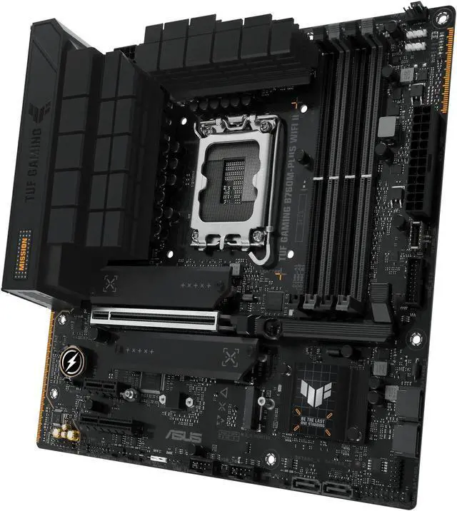 Alt view image 4 of 7 - ASUS TUF GAMING B760M-PLUS WIFI II Intel B760 LGA 1700 micro ATX