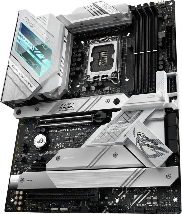 Alt view image 2 of 4 - ASUS ROG STRIX Z690-A GAMING WIFI Intel Z690 LGA 1700 ATX