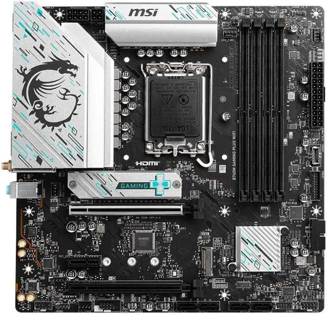 Main image of MSI B760M GAMING PLUS WIFI motherboard Intel B760 LGA 1700 micro ATX