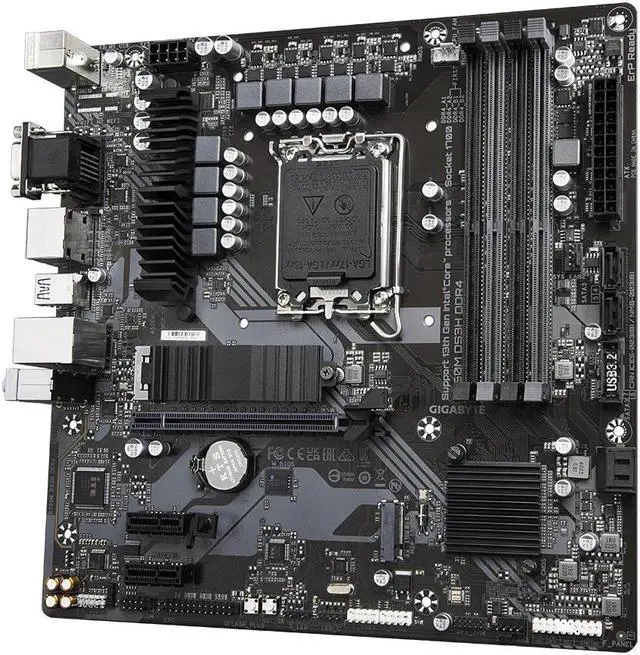 Alt view image 6 of 10 - GIGABYTE B760M GAMING DDR4 Motherboard(Intel®LGA 1700/Smart Fan 6/Q-Flash Plus/rear USB-C® 5Gb/s, DP, HDMI, D-Sub interface)