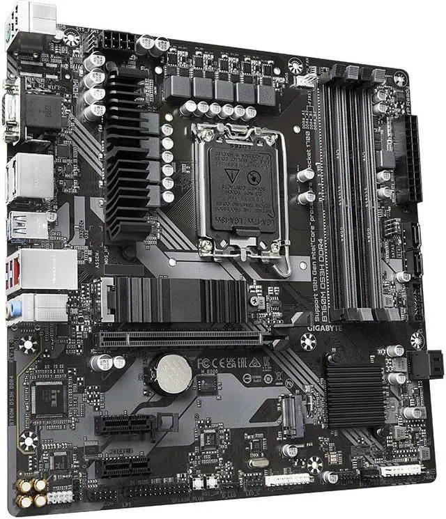 Alt view image 8 of 10 - GIGABYTE B760M GAMING DDR4 Motherboard(Intel®LGA 1700/Smart Fan 6/Q-Flash Plus/rear USB-C® 5Gb/s, DP, HDMI, D-Sub interface)