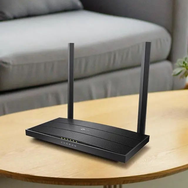 Alt view image 4 of 4 - TP-Link Archer AC1200 Wireless MU-MIMO VDSL/ADSL Modem Router