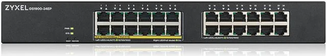 Alt view image 3 of 4 - zyxel gs1900-24ep - commutateur - intelligent - 24 x 10/100/1000 (12 poe) - montable sur rack, fixation murale - poe (130 w)