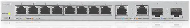 Alt view image 2 of 4 - Zyxel XGS1210-12-ZZ0102F network switch Managed Gigabit Ethernet (10/100/1000) Grey
