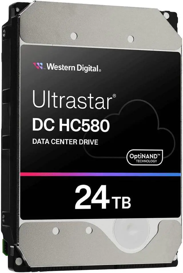Alt view image 4 of 11 - WD Ultrastar DC HC580 WUH722424ALE6L4 - hard drive - 24 TB - SATA 6Gb/s Model 0F62796