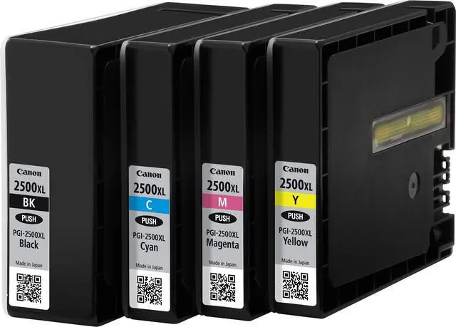 Main image of Canon PGI-2500 XL Black, Cyan, Magenta, Yellow Ink Cartridge