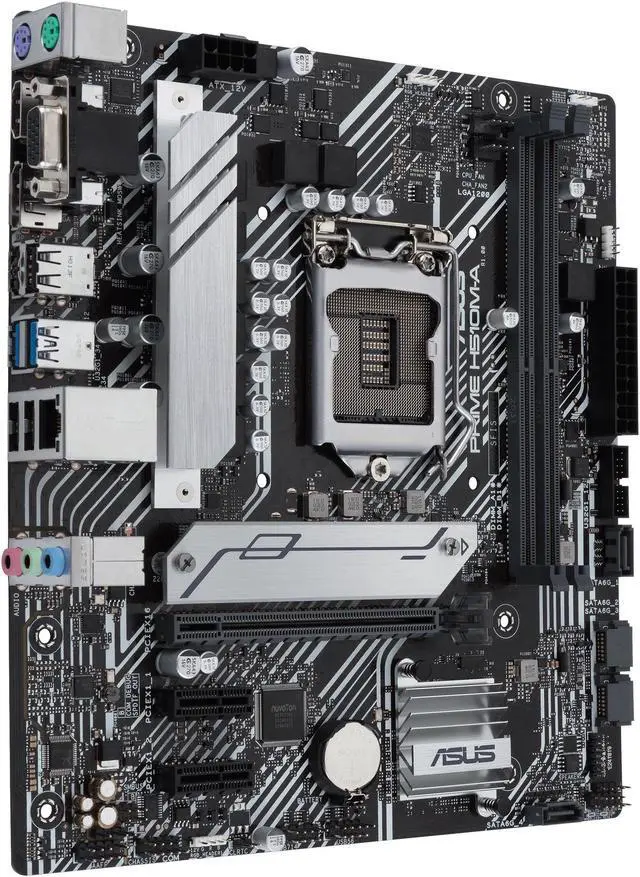 Alt view image 7 of 9 - ASUS PRIME H510M-A LGA 1200 Intel H510 SATA 6Gb/s Micro ATX Intel Motherboard
