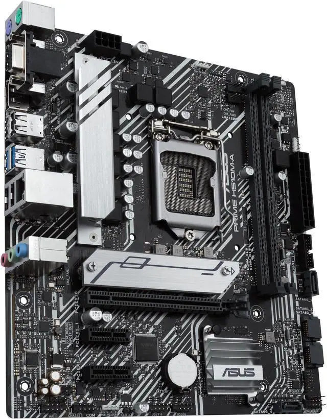 Alt view image 8 of 9 - ASUS PRIME H510M-A LGA 1200 Intel H510 SATA 6Gb/s Micro ATX Intel Motherboard