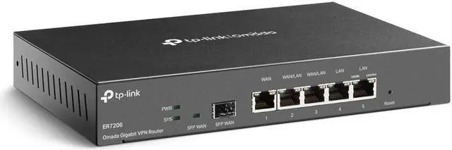 Alt view image 2 of 4 - TP-Link ER7206 SafeStream Gigabit Multi-WAN VPN Router