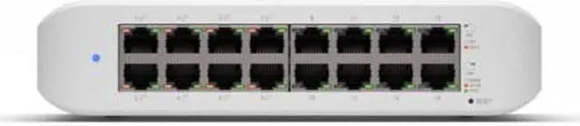 Main image of ubiquiti usw-lite-16-poe unifi switch lite 16 port gigabit managed switch with 8 poe+ ports