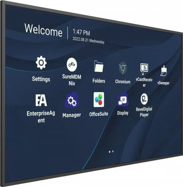 Alt view image 10 of 11 - ViewSonic CDE9830 98" 4K UHD Wireless Presentation Display 24/7 Commercial Display with Portrait Landscape, USB C, Wifi/BT Slot, RJ45 and RS232