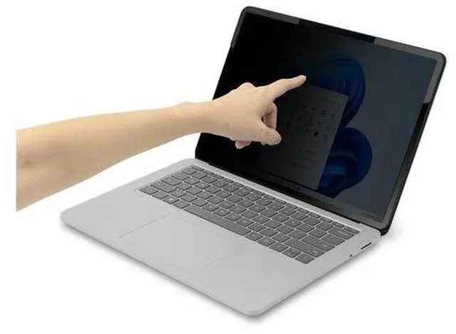 Alt view image 8 of 16 - kensington magpro elite magnetic privacy screen for surface laptop studio (k51701ww)