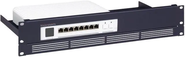 Alt view image 4 of 4 - RACKMOUNT.IT RM-UB-T6 Rackmount Kit - For Switch - 2U Rack Height - Rack-mountable - Metallic Dark Blue