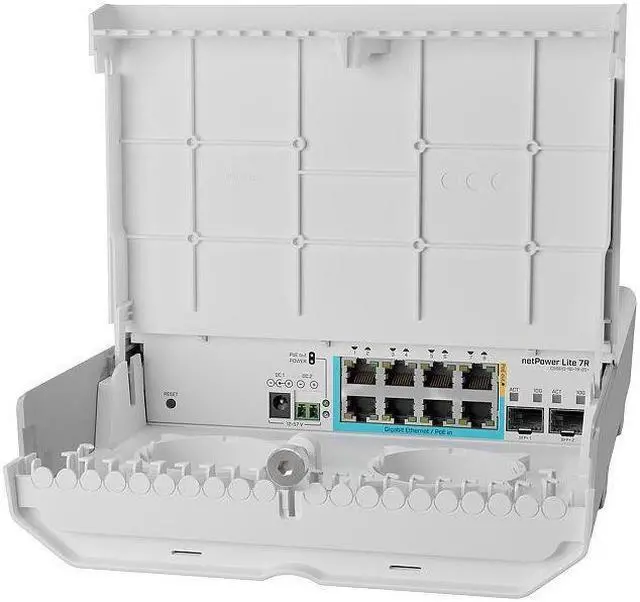 Alt view image 3 of 3 - Mikrotik CSS610-1Gi-7R-2S+OUT Cloud Smart Switch New Sealed