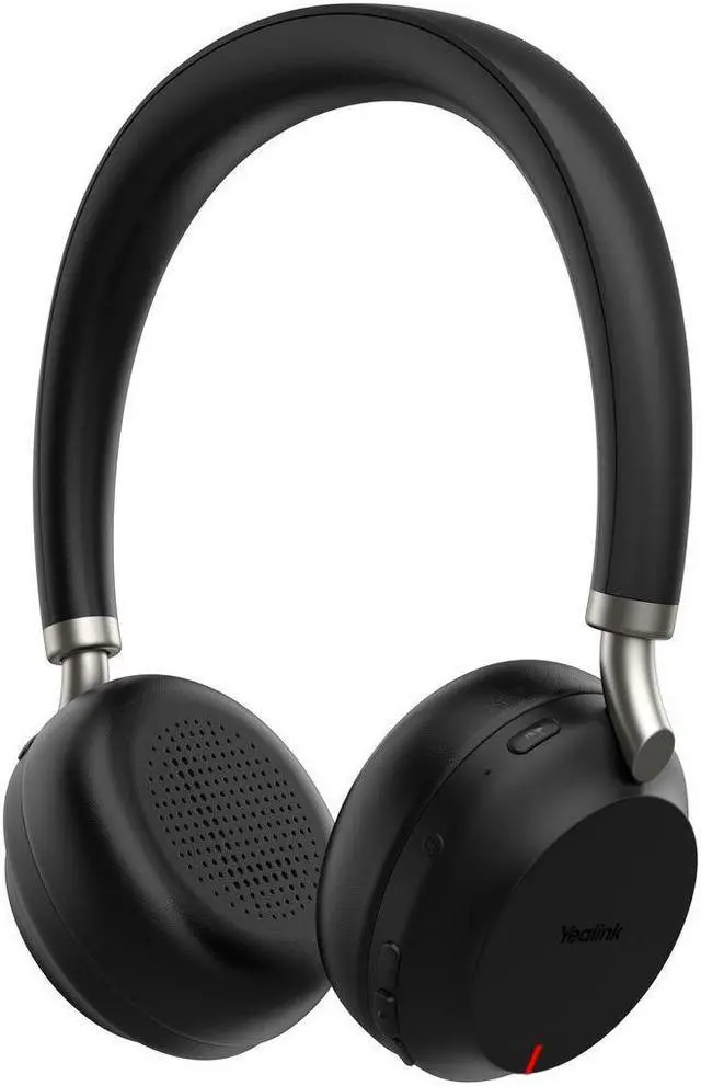 Alt view image 2 of 5 - Yealink BH72 Bluetooth Headset with Charging Stand Teams Black USB-A
