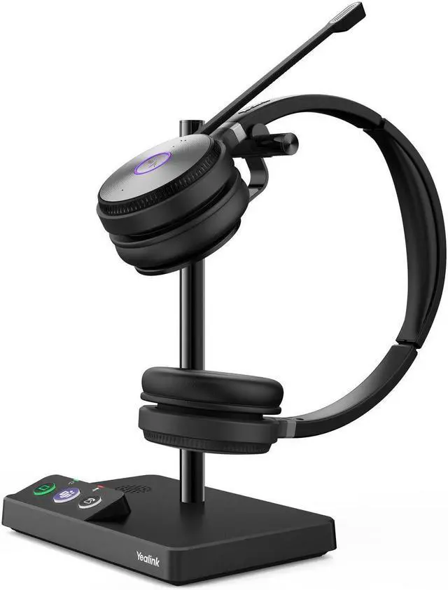 Alt view image 15 of 18 - Yealink WH62 Dual Teams Headset WH62DUALTEAMS