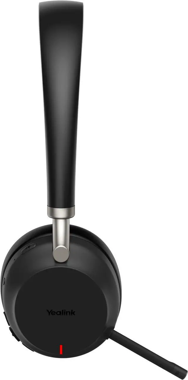 Alt view image 5 of 5 - Yealink BH72 Bluetooth Headset with Charging Stand Teams Black USB-A