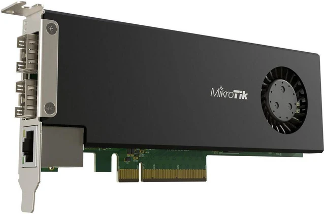 Alt view image 2 of 2 - MikroTik CCR2004-1G-2XS-PCIe Cloud Core Router 2004 PCIe Adapter New