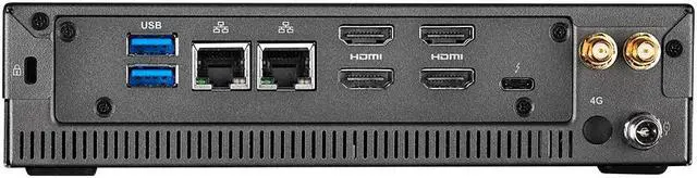 Alt view image 10 of 10 - Gigabyte BSi3-1115G4 1L Sized Barebones PC Workstation - Black