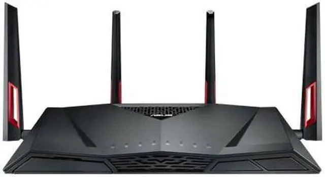 Alt view image 7 of 9 - ASUS RT-AC88U Gigabit Ethernet Dual-band (2.4 GHz / 5 GHz) Wireless Gaming Router