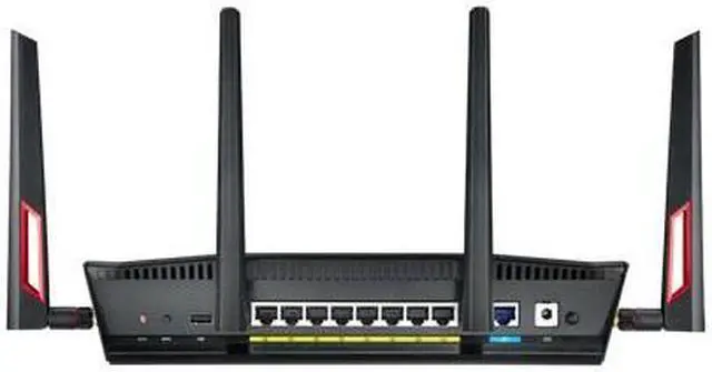Alt view image 9 of 9 - ASUS RT-AC88U Gigabit Ethernet Dual-band (2.4 GHz / 5 GHz) Wireless Gaming Router
