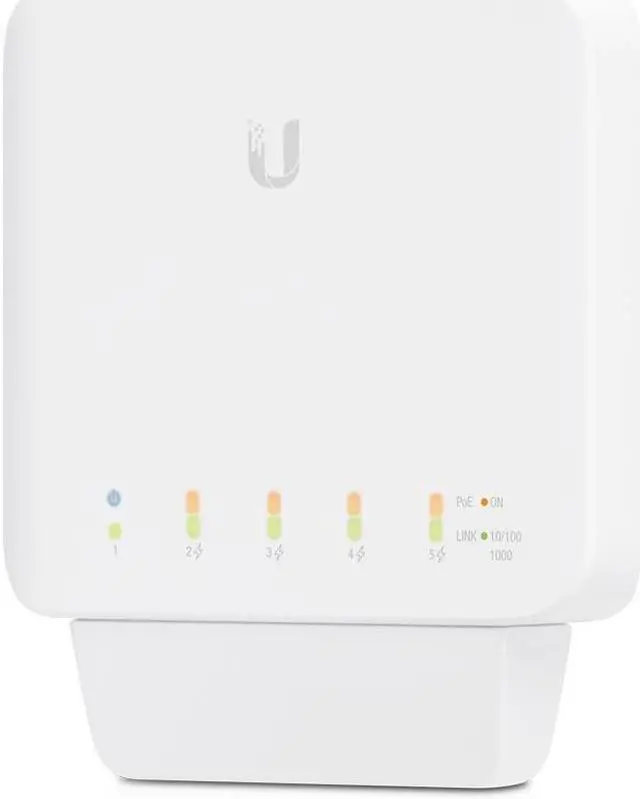 Alt view image 2 of 2 - Ubiquiti Flex, 5-port Layer 2 PoE Switch, 3-pack (USW-Flex-3 (46W))