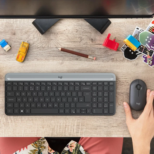 Alt view image 2 of 9 - MK470 SLIM WRLS KEYB + MOUSE