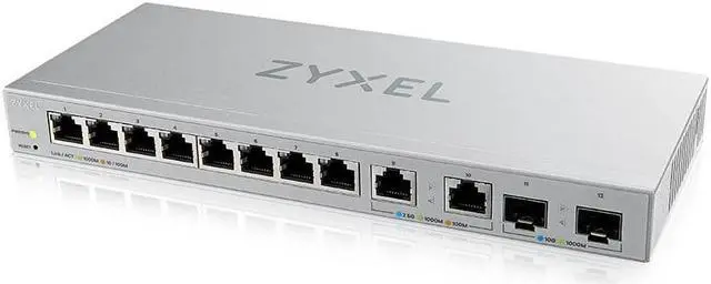 Main image of Zyxel XGS1210-12-ZZ0102F network switch Managed Gigabit Ethernet (10/100/1000) Grey