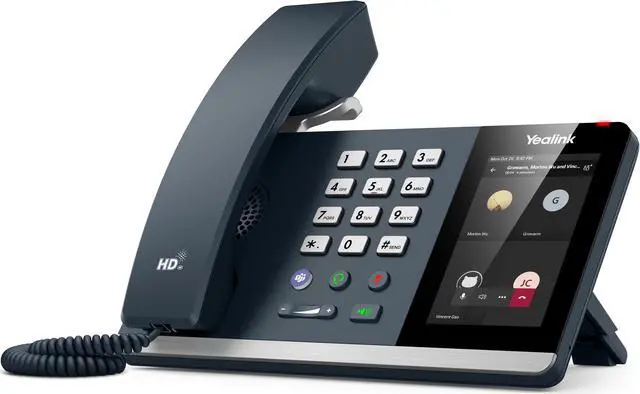 Alt view image 7 of 9 - YEALINK MP54 Teams - 1301198, Microsoft Phone, Touch Screen, Optimal HD audio, Noise Proof, Teams Button, Wi-Fi, Bluetooth