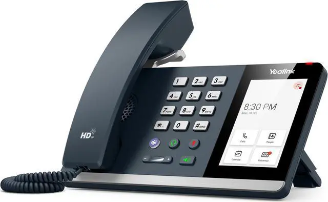 Alt view image 8 of 9 - YEALINK MP54 Teams - 1301198, Microsoft Phone, Touch Screen, Optimal HD audio, Noise Proof, Teams Button, Wi-Fi, Bluetooth