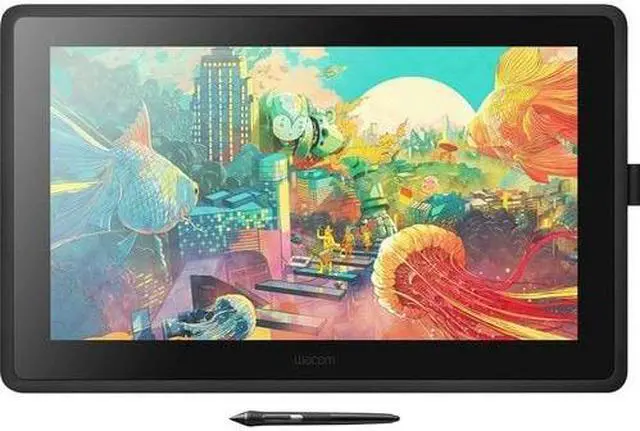 Alt view image 19 of 19 - Wacom Cintiq 22 Drawing Tablet with Full HD 21.5-Inch Display Screen, 8192 Pressure Sensitive Pro Pen 2 Tilt Recognition, Compatible with Mac OS Windows and All Pens