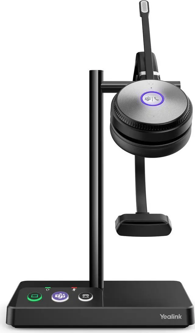 Alt view image 11 of 13 - Yealink WH62-Mono DECT Wireless Mono Headset Microsoft Teams Version