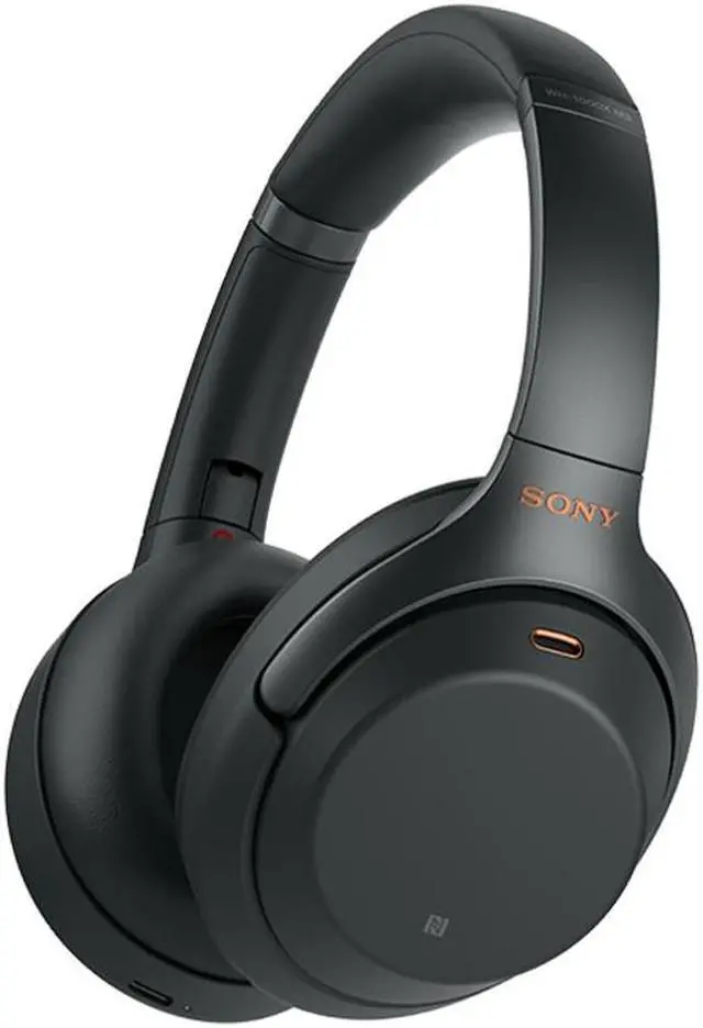 Alt view image 8 of 20 - Sony WH1000XM4 Wireless Noise Canceling Over the Ear Headphones - Black