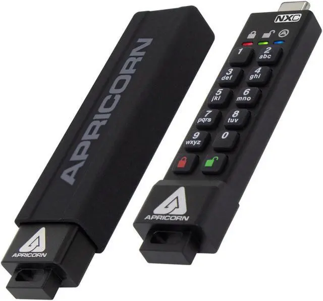 Alt view image 15 of 20 - Apricorn 16GB SecureKey 3NXC USB Type C Flash Drive ASK3-NXC-16GB