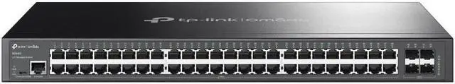 Alt view image 10 of 10 - TP-Link JetStream 48-Port Gigabit L2 Managed Switch with 4 SFP Slots TLSG3452